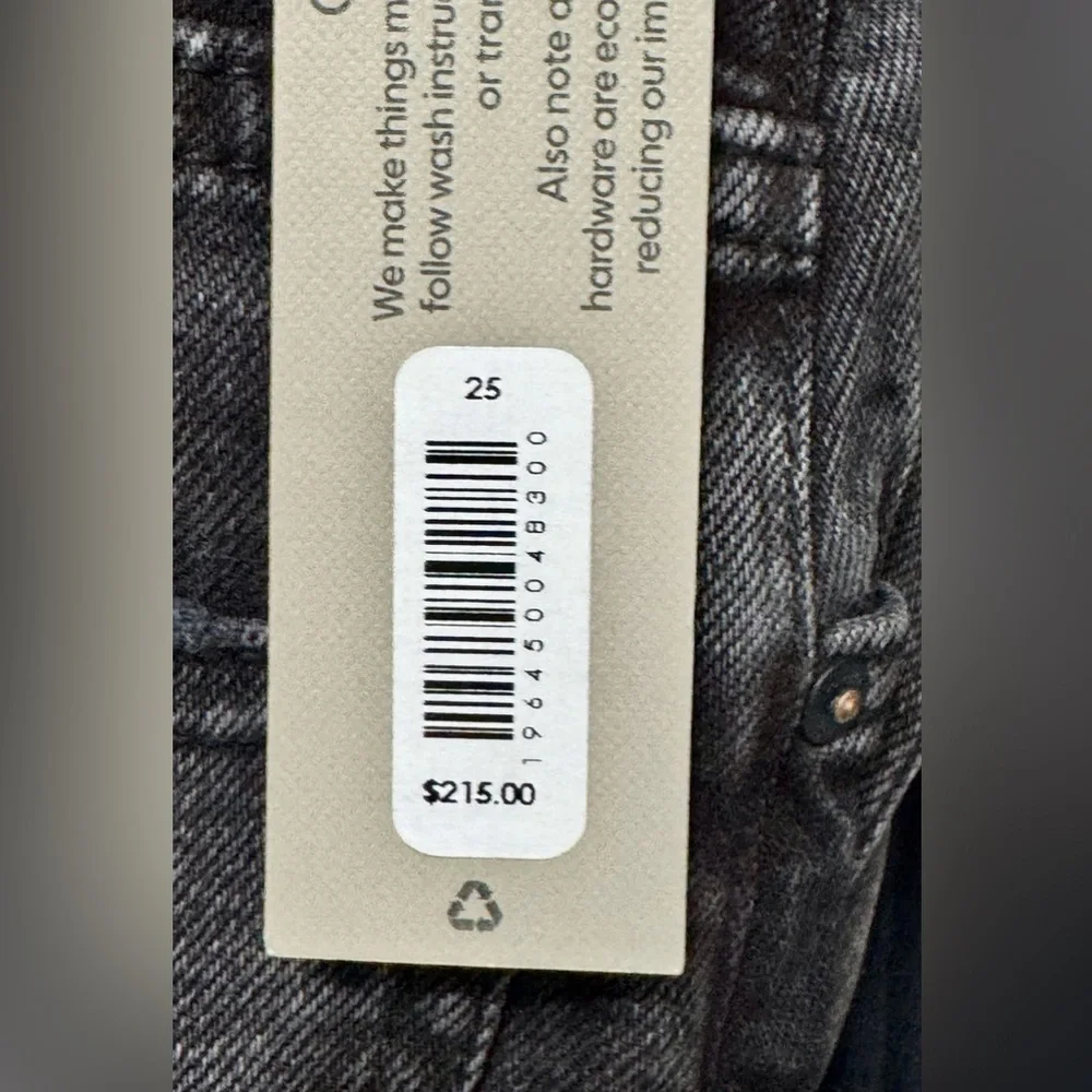 Hudson Jeans NWT SZ 25 Harlow Ultra High-Rise Cigarette Ankle Jean Faded Black - Picture 10 of 15